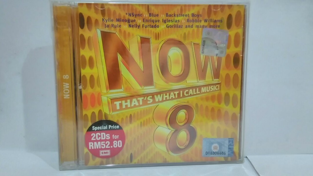 Double Cd Now That S What I Call Music 8 2002 Music Media Cd S Dvd S Other Media On Carousell