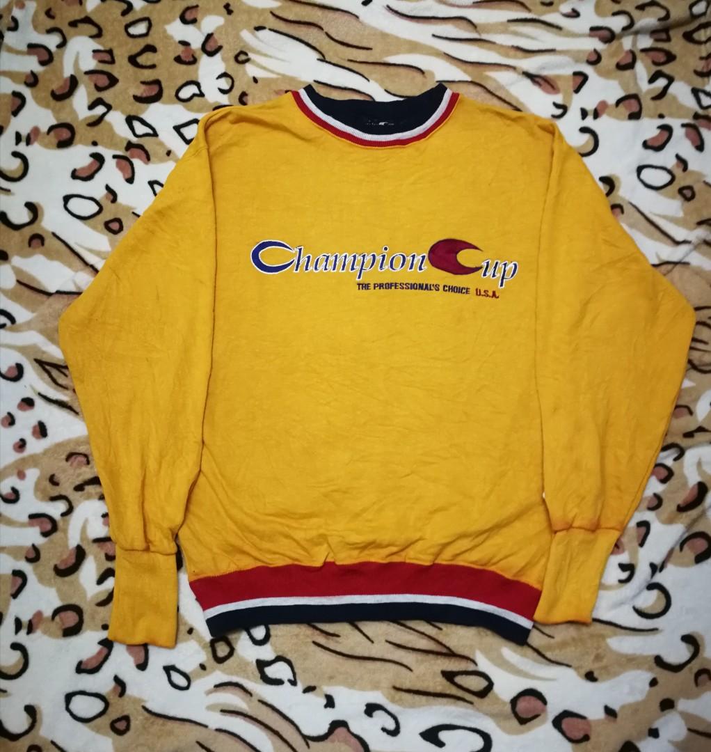champion hoodie mustard colour