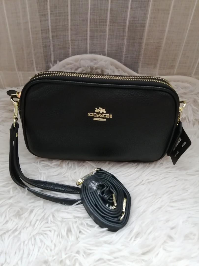 Coach Sling Double Zip Bag, Men's Fashion, Bags, Sling Bags on Carousell
