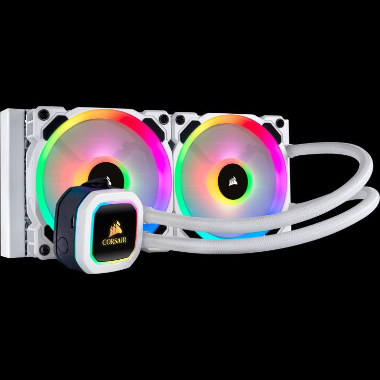Corsair Cw Ww H100i Hydro Series Rgb Platium Se 240mm Liquid Cpu Coller Electronics Others On Carousell