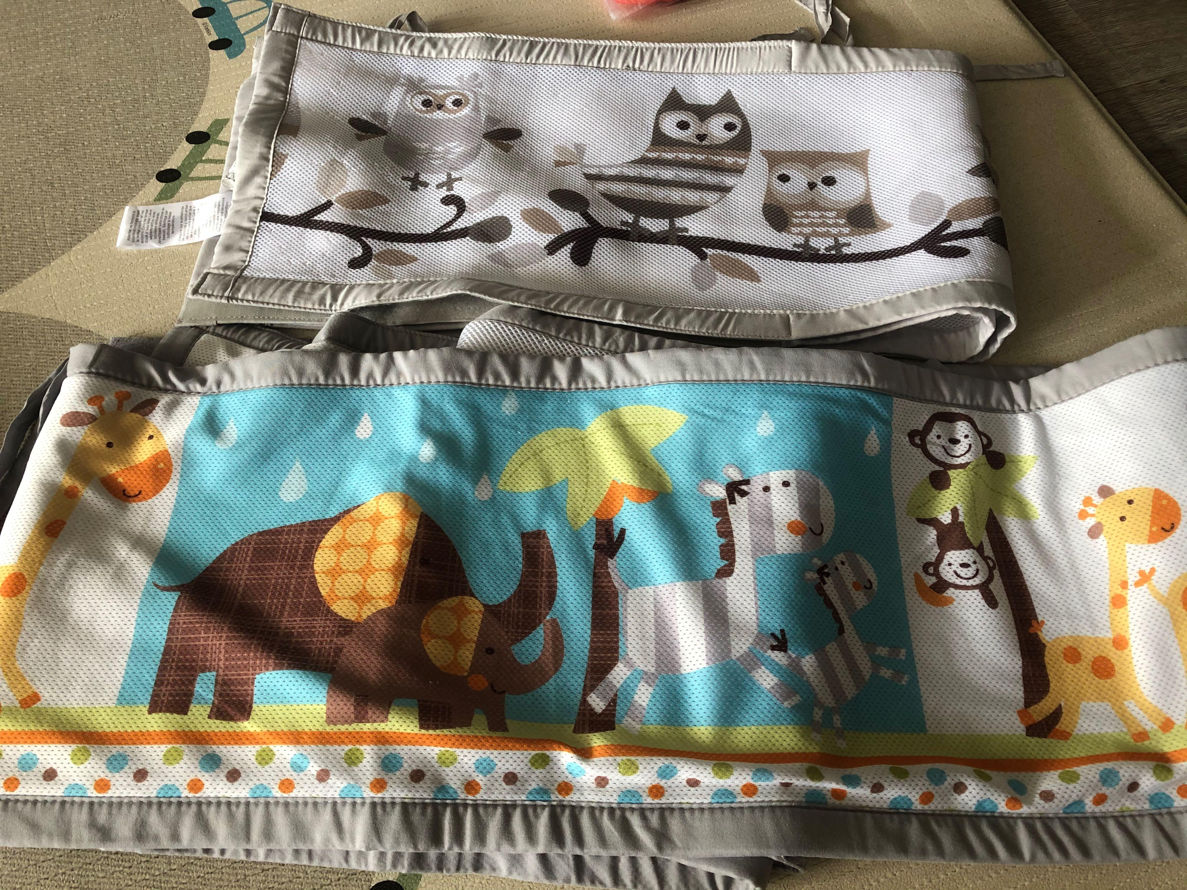 Cot bumper mesh (2 sets), Babies & Kids, Baby Nursery & Kids Furniture