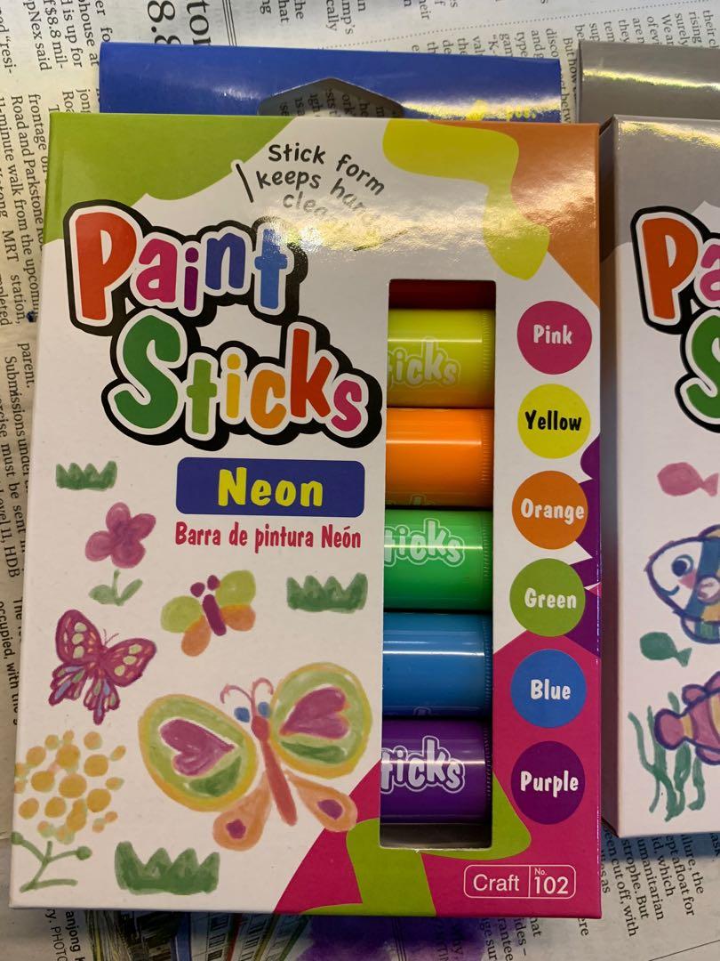 Daiso Paint Sticks, Hobbies & Toys, Stationery & Craft, Craft Supplies
