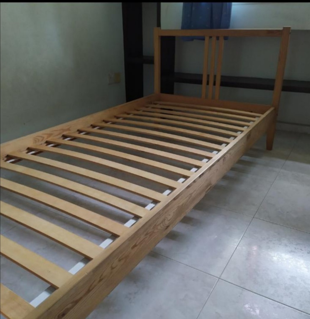 Disassembled Ikea bed Frame, Furniture & Home Living, Furniture, Bed