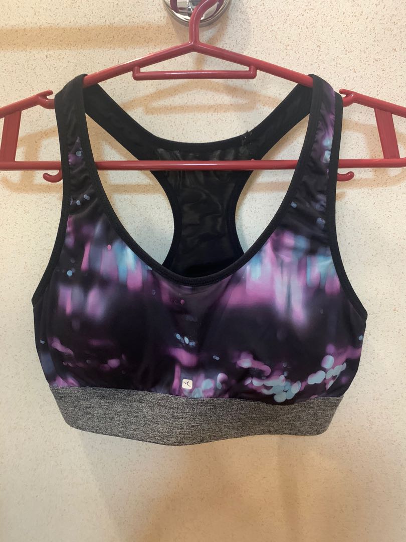 patterned sports bra
