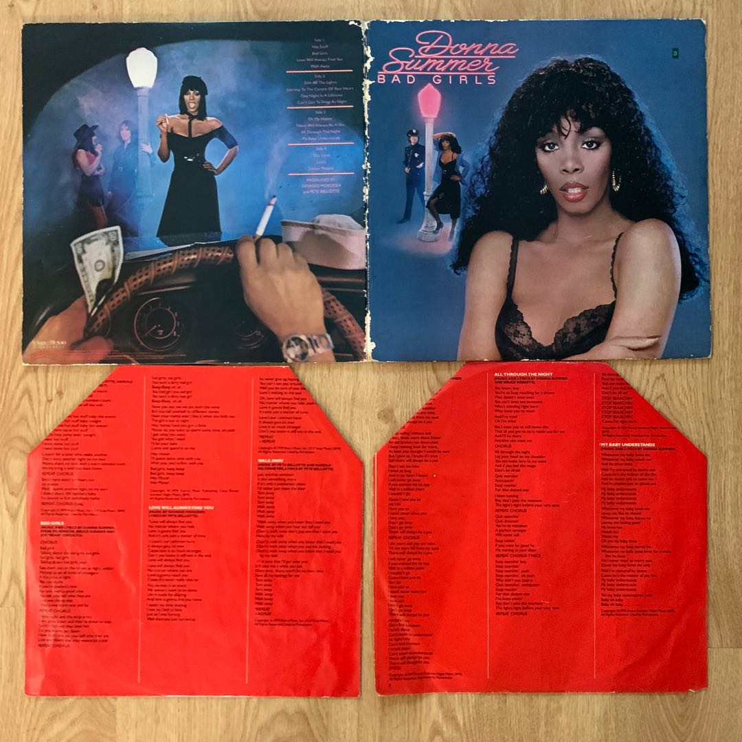 Donna Summer Bad Girls 2lps Vinyl Lp Plaka Hobbies And Toys Music