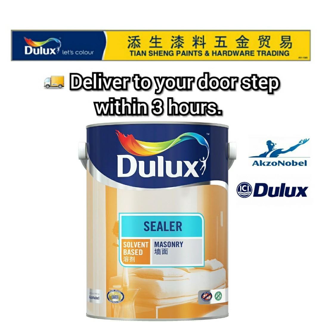 dulux sealer solvent based ici dulux paint oil sealer 1l 5l and 20l available home services others on carousell