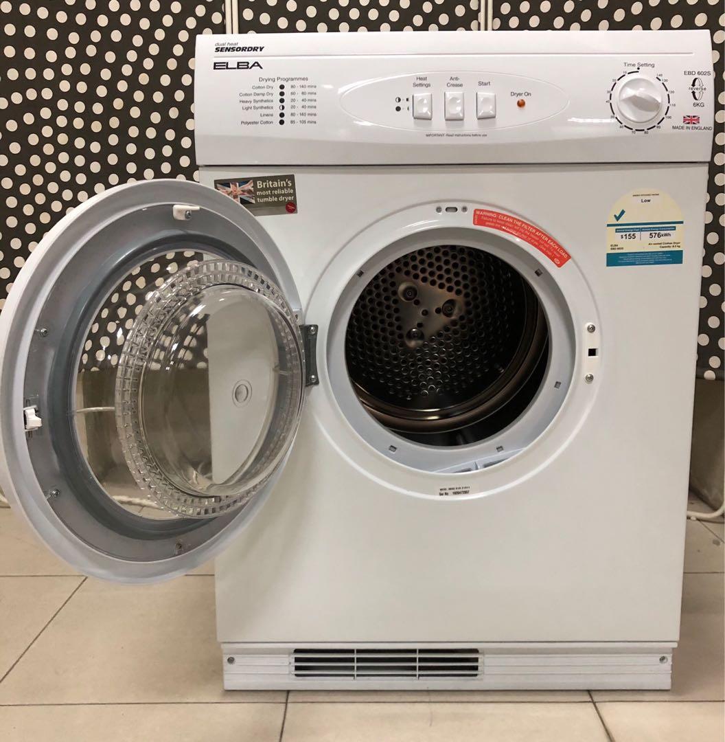 Elba 6kg Tumble Dryer, TV & Home Appliances, Washing Machines and