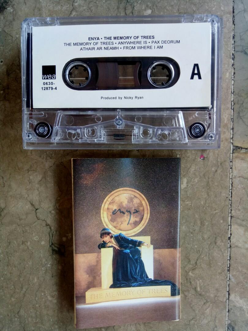 Enya Cassette Tape (Category: CDs & DVDs) located in Manila. Submitted by kinganalog (Listing ID 1033013156, Image 1). Description: Enya Cassette Tape The Memory of Trees album in VG to VG+ condition. 1995 Wea Records. Shipping nationwide, payment via Palawan or Unionbank. We have trusted rider for door to door delivery. Check out fb page Roots Analog..