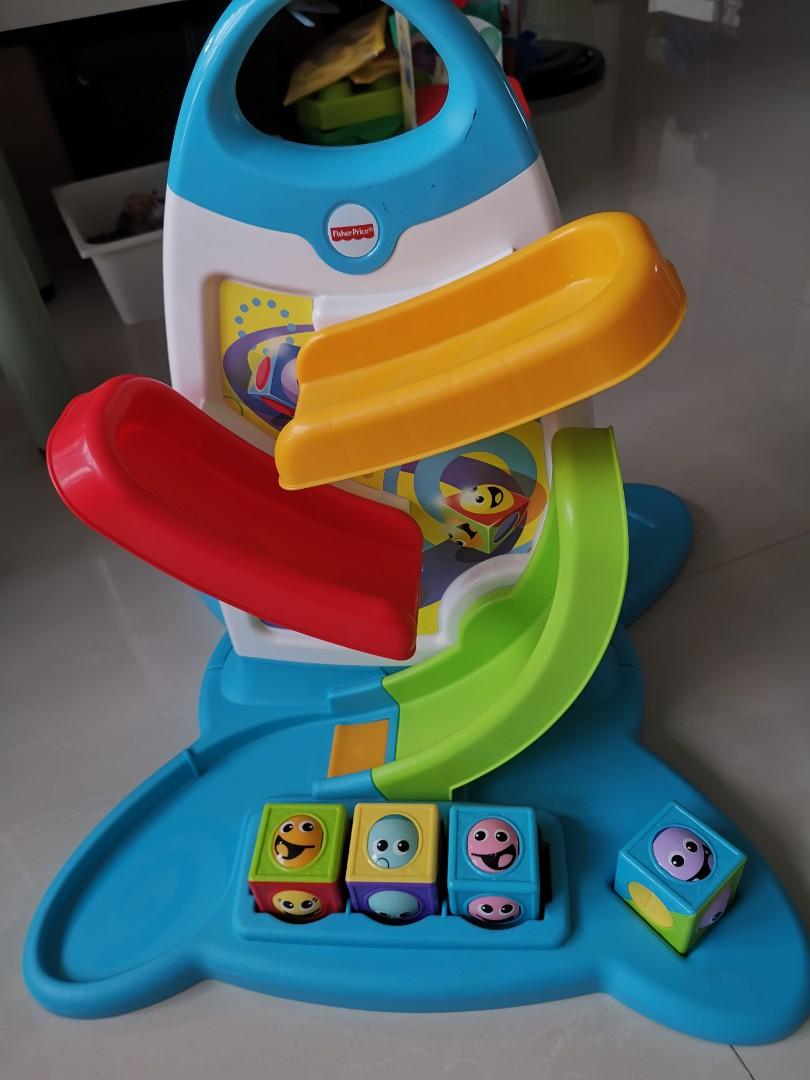 fisher price roller blocks play wall
