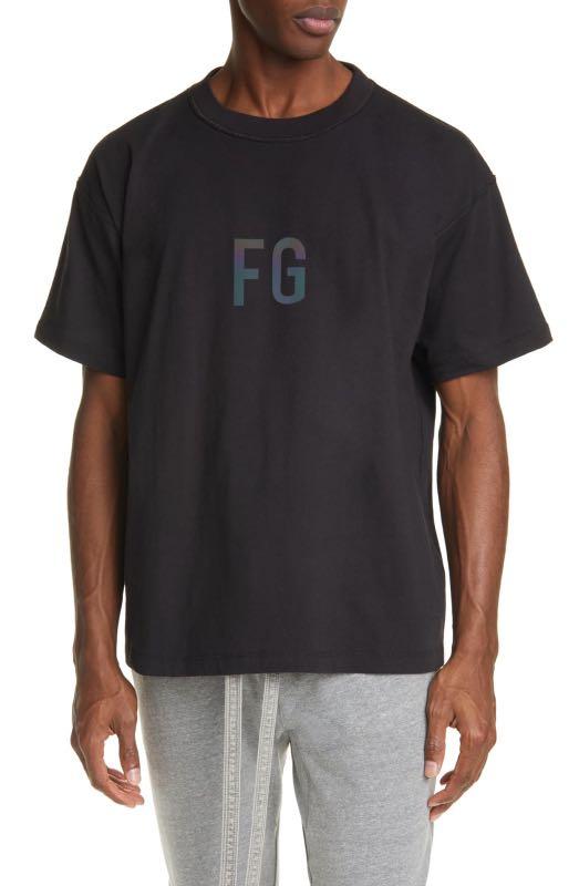 FOG Iridescent FG Logo Tee, Men's Fashion, Tops & Sets, Tshirts 