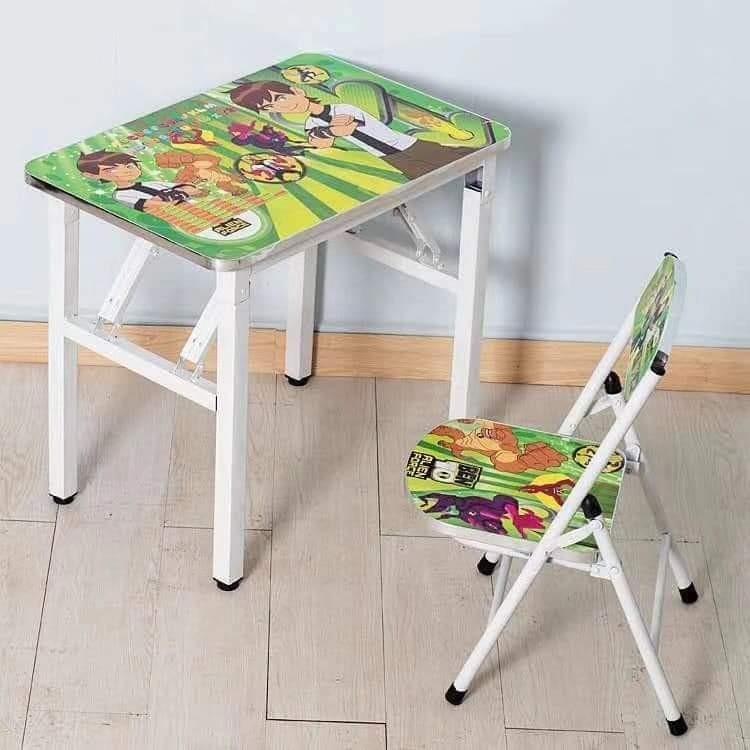 character folding table and chairs