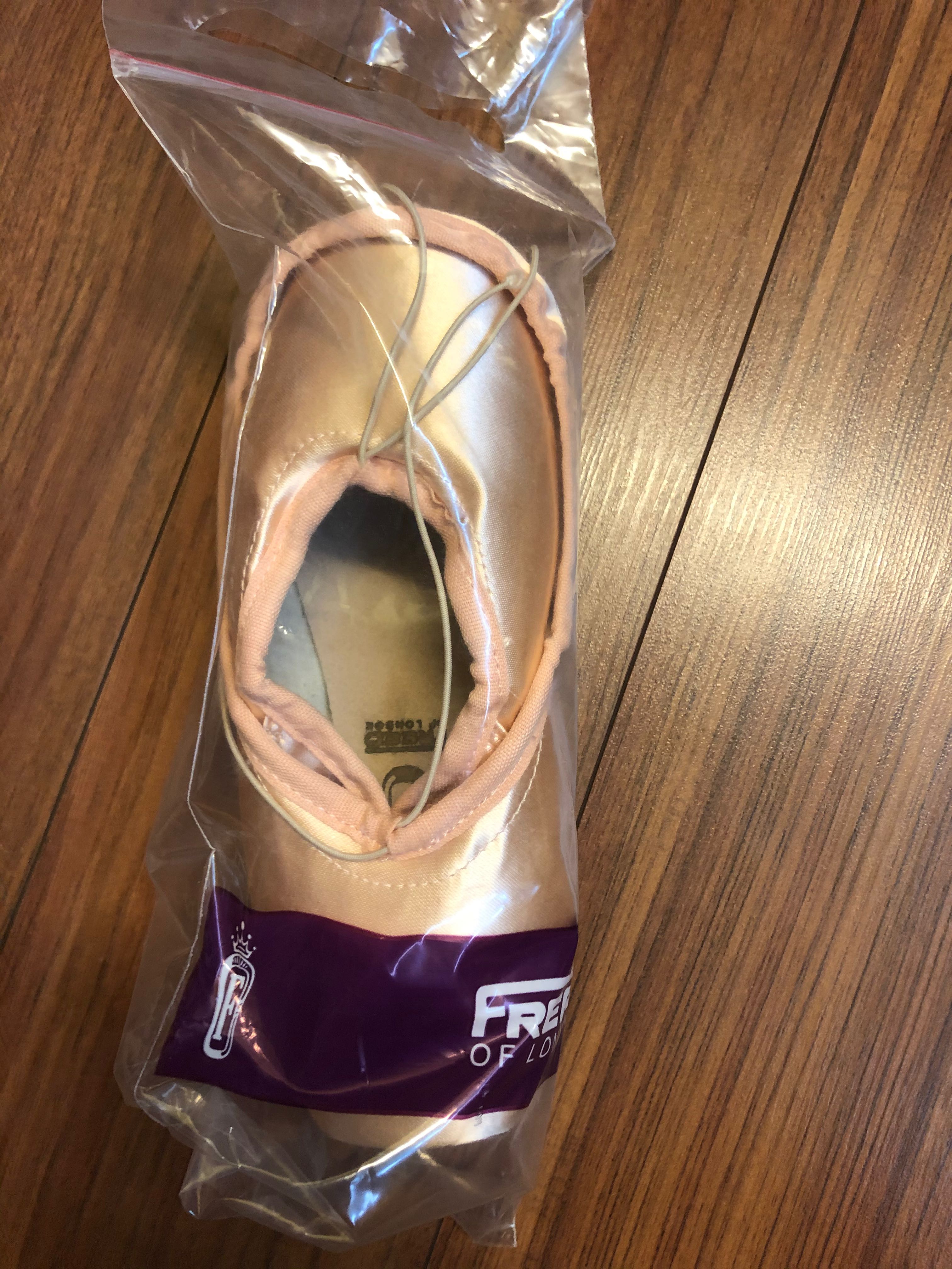 freed pointe shoe makers chart