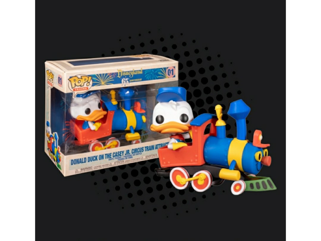 donald duck train funko