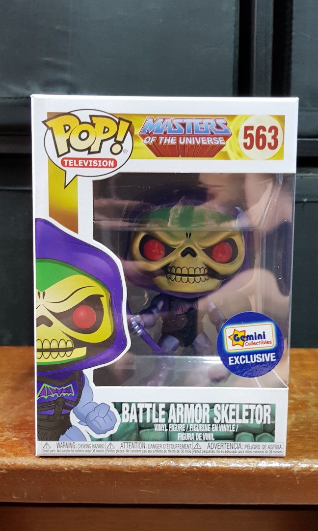 Funko Pop Battle Armor Skeletor Metallic 563, Hobbies & Toys,