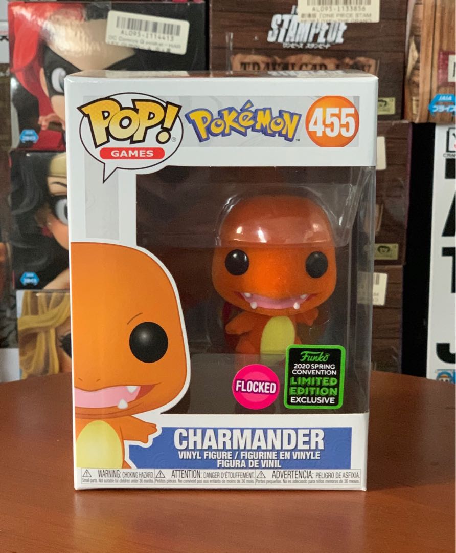 charmander funko flocked