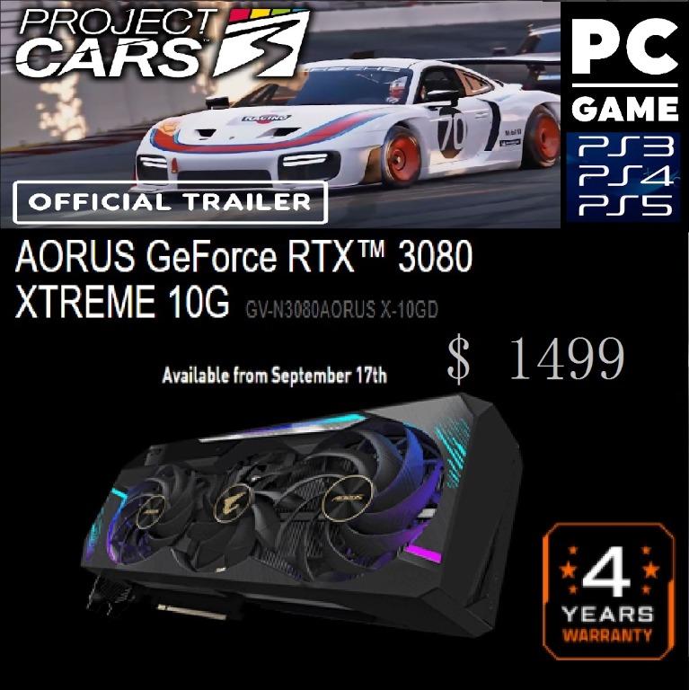 Aorus Geforce Rtx 3080 Xtreme 10g 3y Pre Order Sales Is Now On Pm Us Now Release After 17 Sep 2020 Tg Rtx 2070 2080 2080 Ti Msi Z490 Asus Z490 Electronics Computer Parts