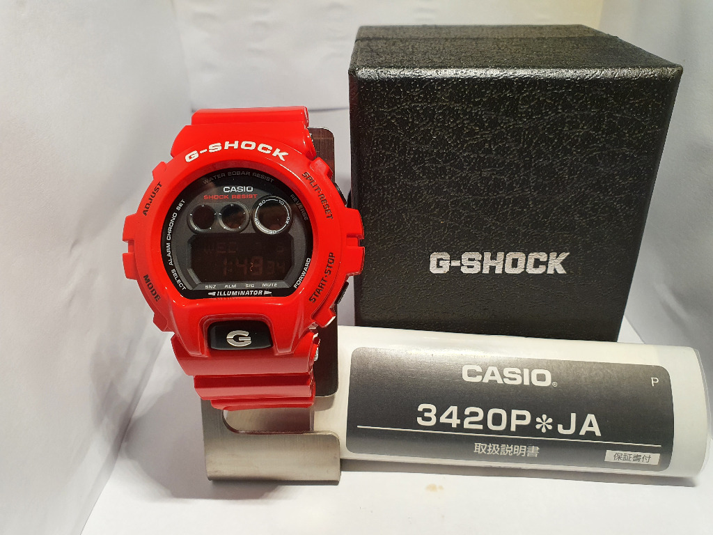 G Shock GD X6900 RD4 Solid Red X Ducati Rare Item Original JAPAN