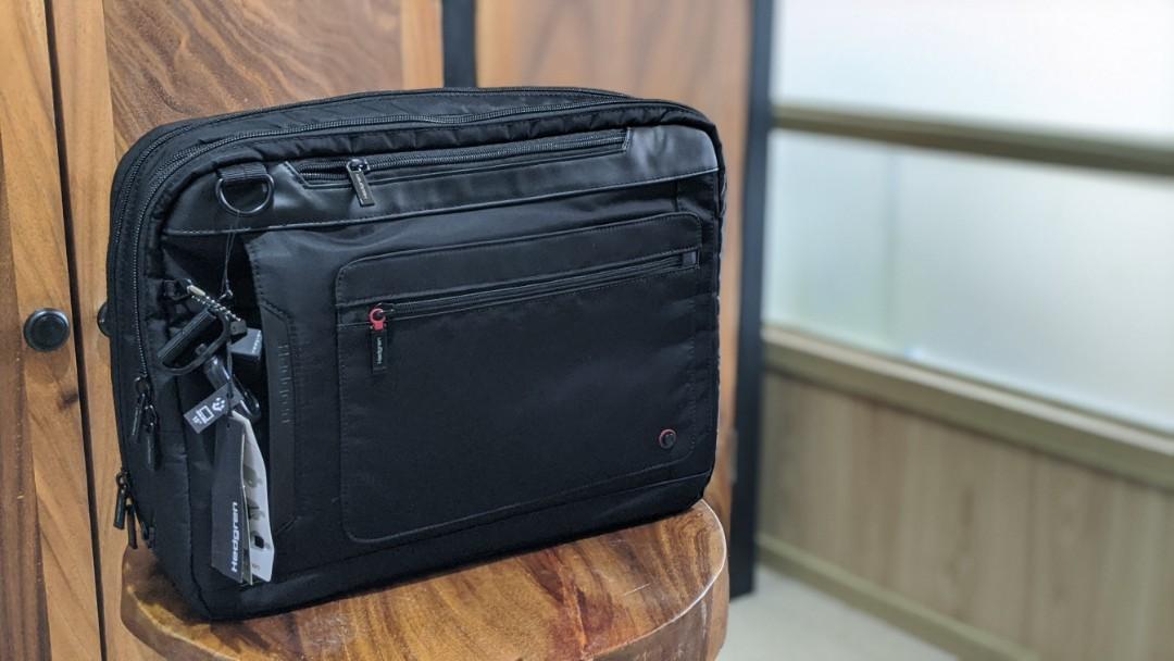Hedgren 3 Way Briefcase Sling Backpack Laptop Documents