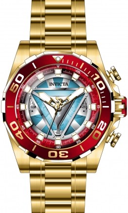 Red and on sale gold invicta watch