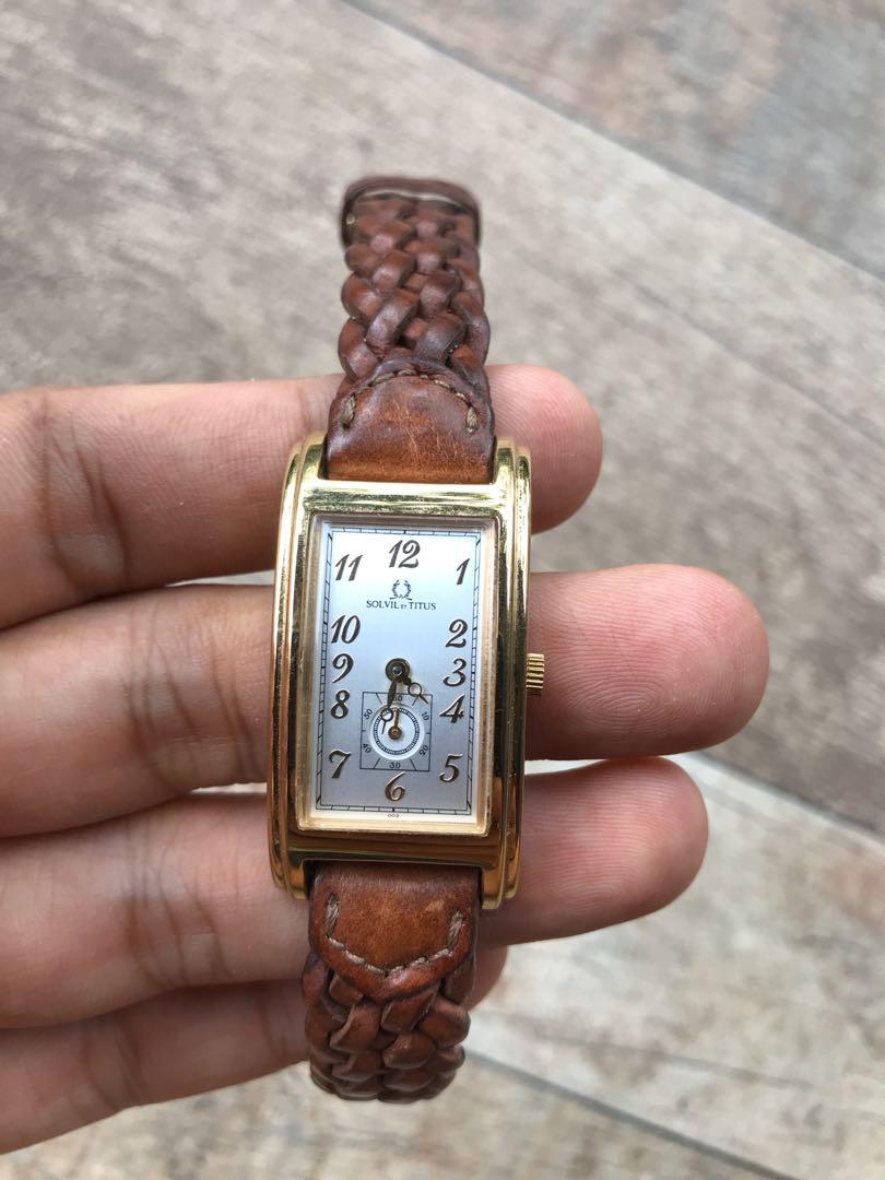 Jam Tangan Solvil Et Titus Fesyen Wanita Jam Tangan Di Carousell
