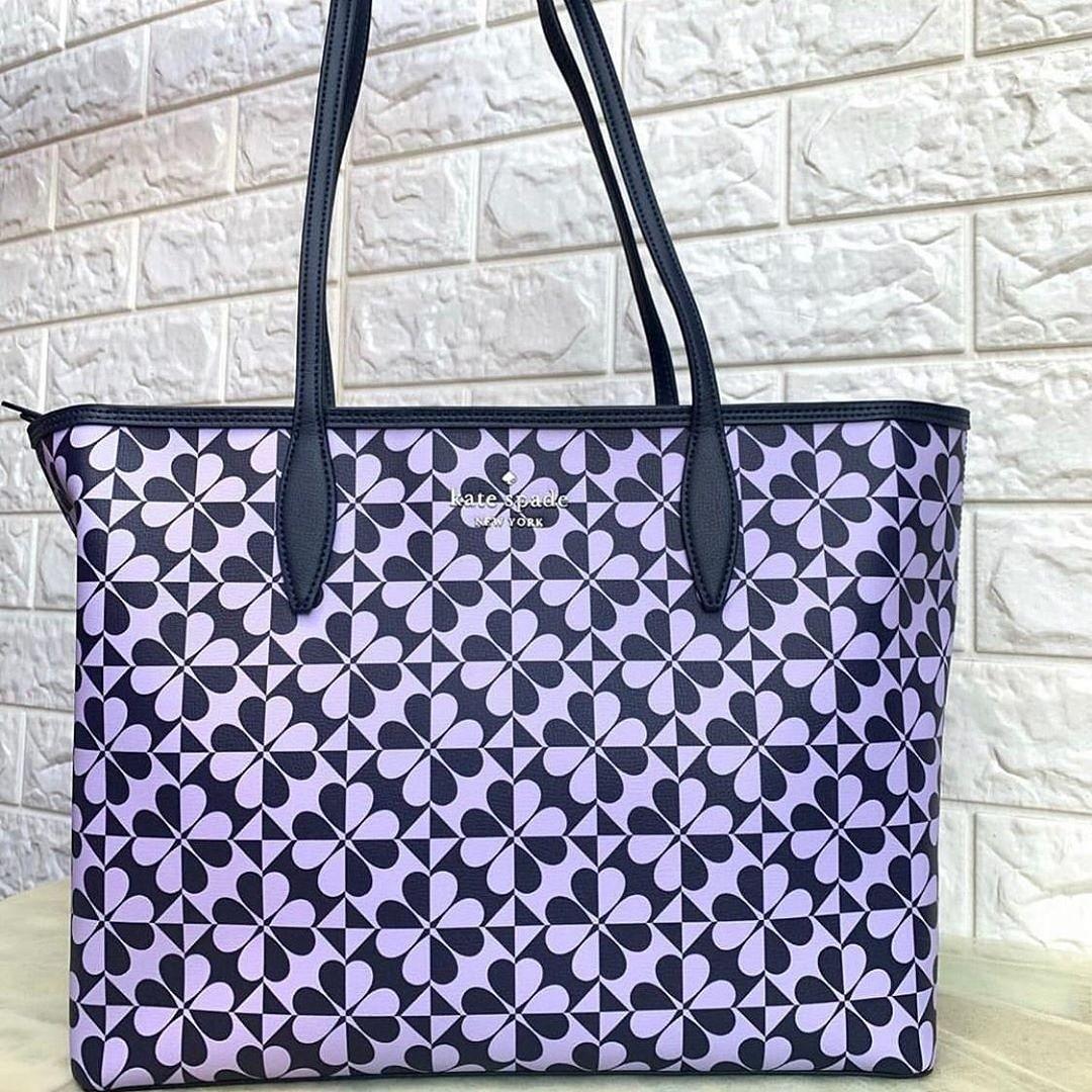Kate Spade Hollie Spade Clover Geo Large Tote