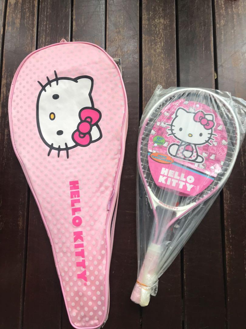Kids Hello Kitty tennis racquet, Sports Equipment, Sports & Games
