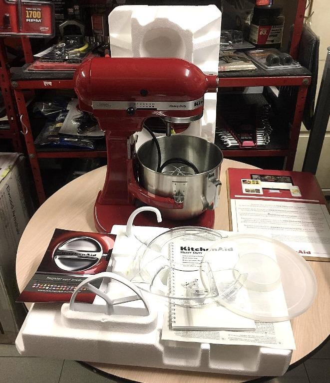 Kitchenaid 5kpm5ber 10 Speed 4 8 Litre 5qt Bowl Lift Stand Mixer Empire Red Made In Usa Tv Home Appliances Kitchen Appliances Hand Stand Mixers On Carousell