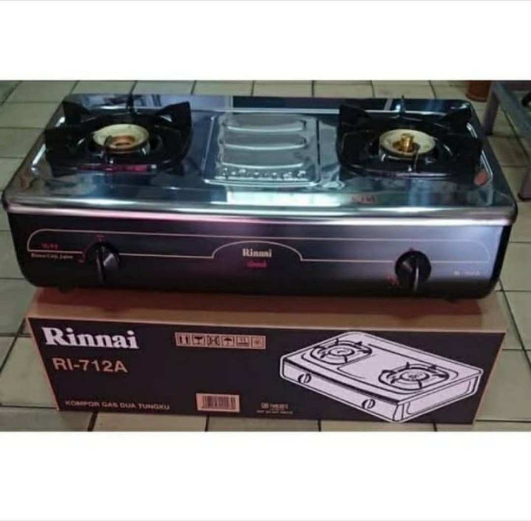 Kompor Rinnai Ri 712a Dua Tungku Termurah Stok Terakhir Kitchen Appliances Di Carousell