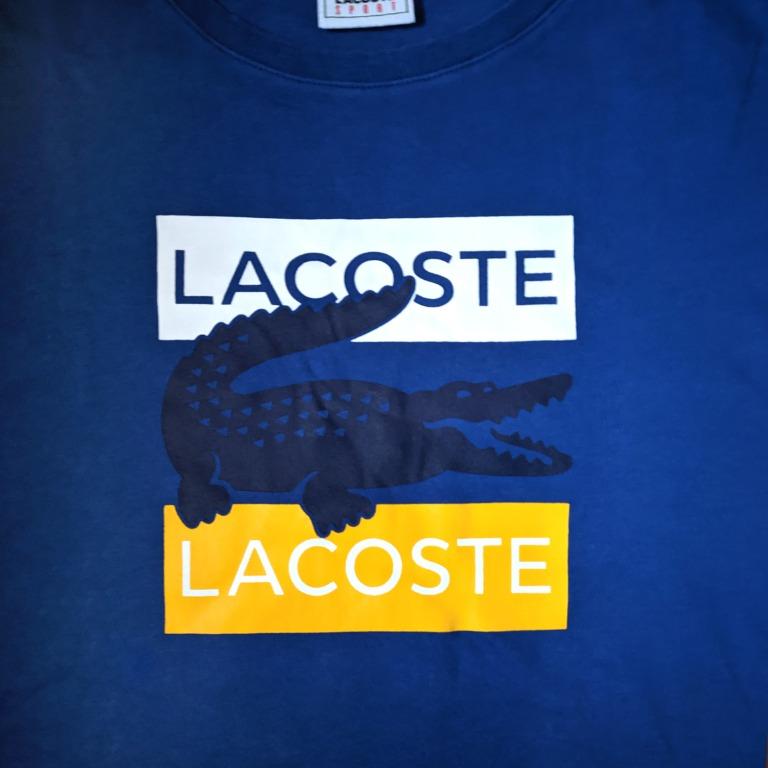 lacoste blue crocodile