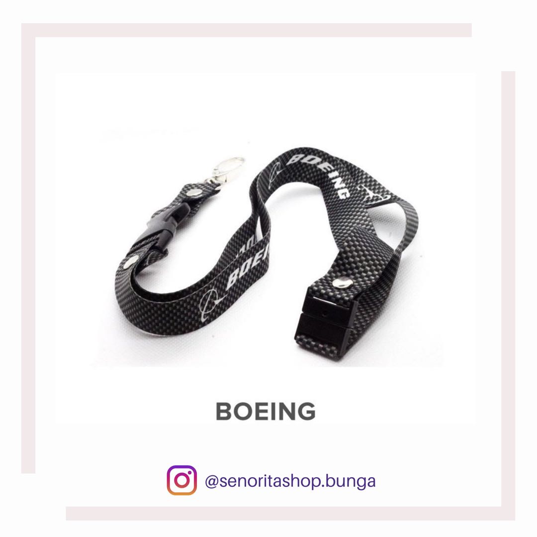 LANYARD AVIATION SERIES (BOEING), Men's Fashion, Bags, Belt bags, Clutches and Pouches on Carousell