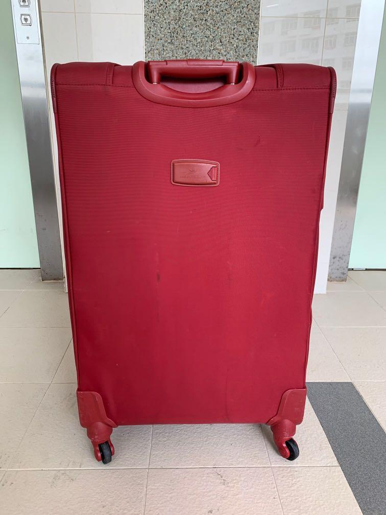 Leaves King Burgandy 28” Waterproof Polyester 5 wheel Super Large