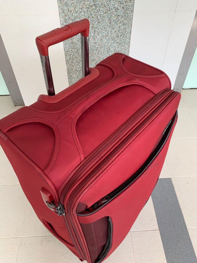 Leaves King Burgandy 28” Waterproof Polyester 5 wheel Super Large