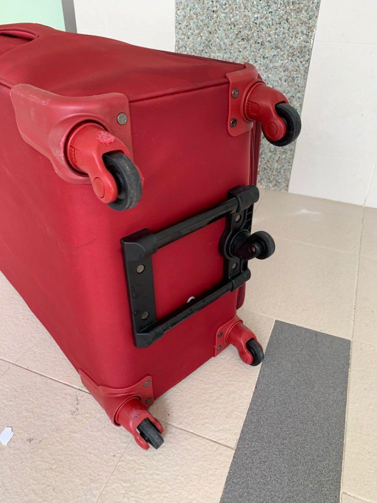 Leaves King Burgandy 28” Waterproof Polyester 5 wheel Super Large