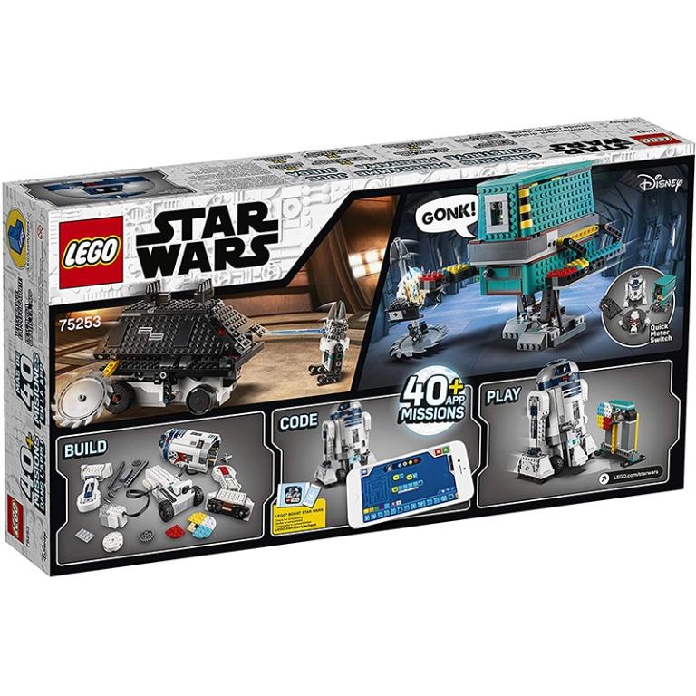 LEGO Star Wars Boost Droid Commander 75253 Build Code Interactive Play R2D2 Buildable Robot 1,177pcs (Category: Lego & Building Sets) located in San Juan City. Submitted by princessshyph (Listing ID 1033005527, Image 3). Description: This coding toy incorporates a shading and separation sensor, intelligent toy engine and Bluetooth Move Hub. Children can utilize the 1,177 pieces to manufacture famous Star Wars characters, including R2-D2, Gonk Dro
