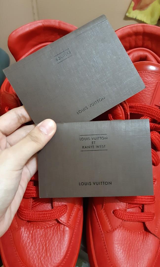 LIMITED EDITION & BRAND NEW Kanye West x Louis Vuitton Don 'Red', Men's  Fashion, Footwear, Sneakers on Carousell