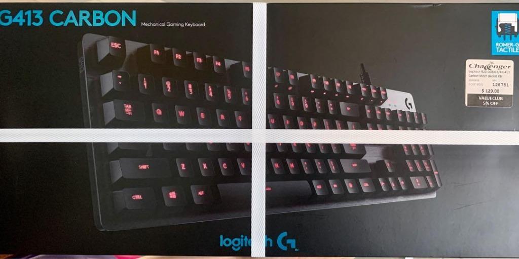 Logitech G413 Mechanical Gaming Keyboard Electronics Computer Parts Accessories On Carousell