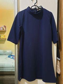 Mididress - navy dress