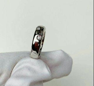 Mikimoto pt950 diamond ring