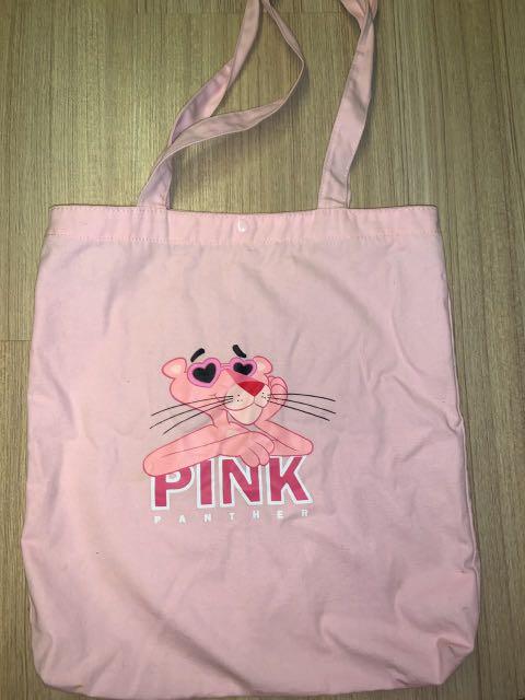 Pink panther tote bag miniso sales