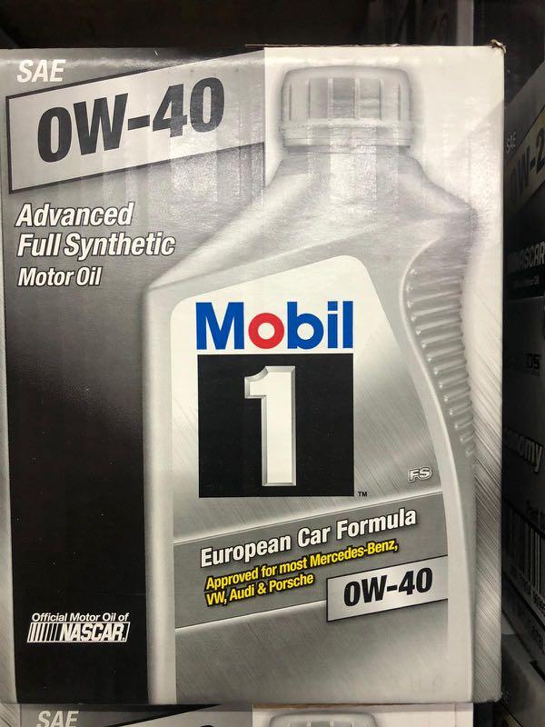 Mobil 1 FS X2 European Car Formula Full Synthetic Motor Oil 5W-50