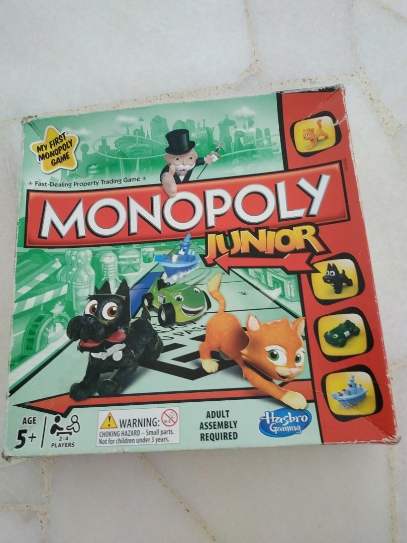 Monopoly Junior Toys Games Board Games Cards On Carousell