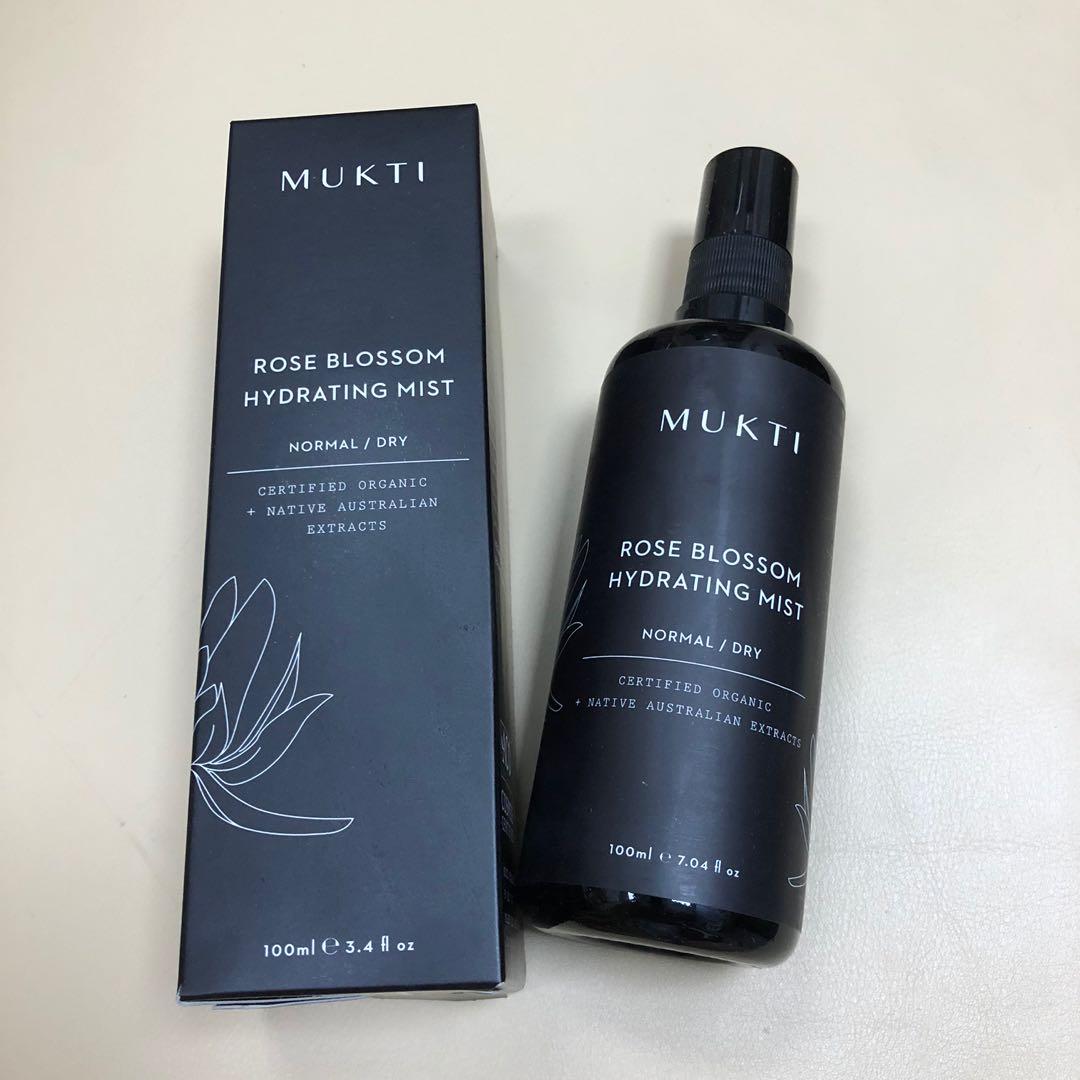 mukti rose blossom hydrating mist
