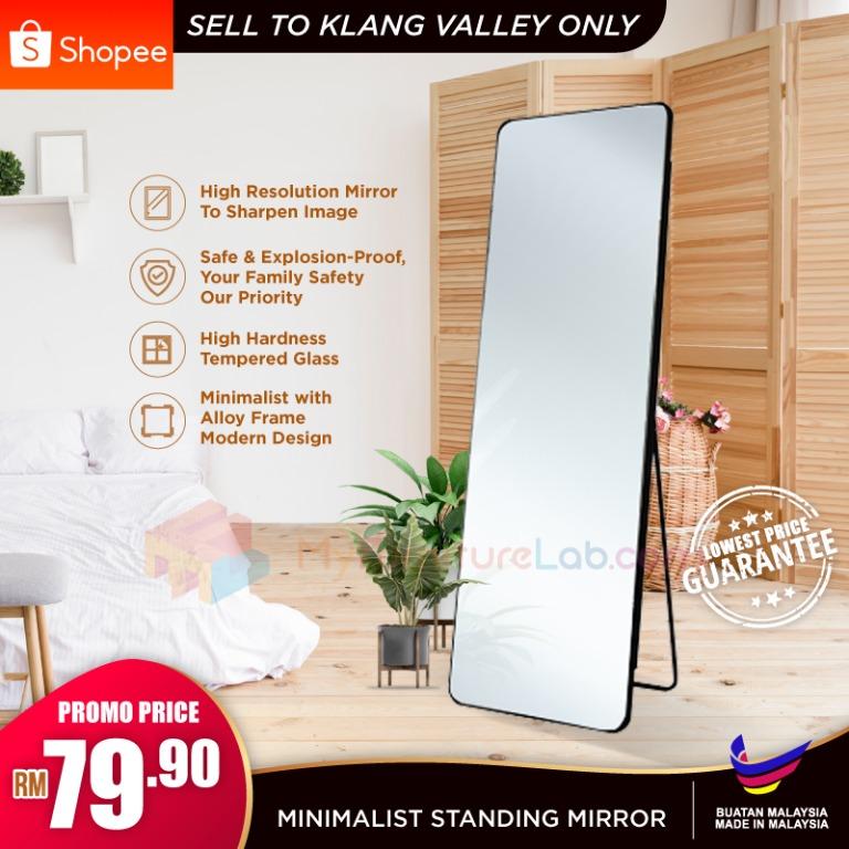 Myfurniturelab High Resolution Standing Mirror Send In Klang Valley Only Home Furniture Others On Carousell