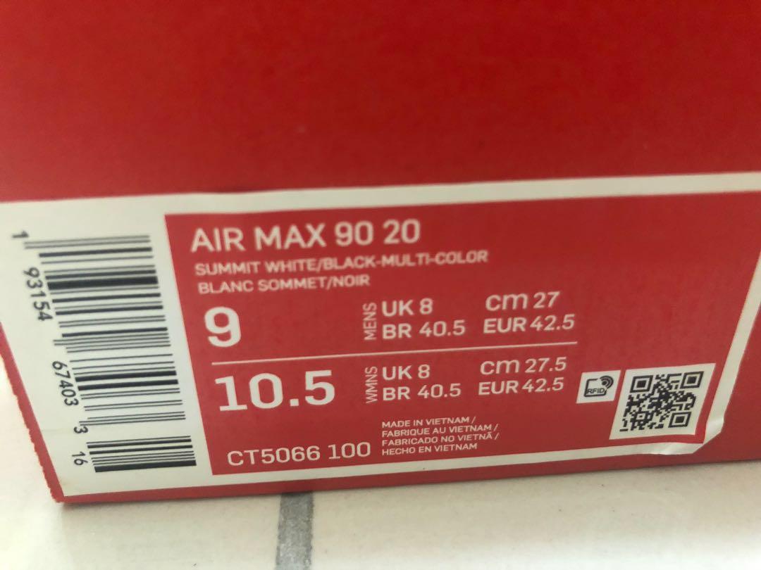 Nike Air max 90 bubble pack white, Men's Fashion, Footwear, Sneakers on