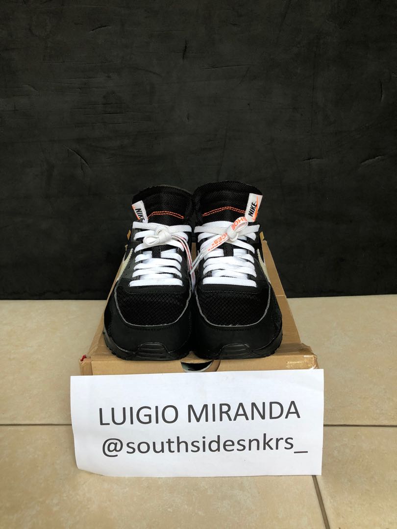 the off white air max 90