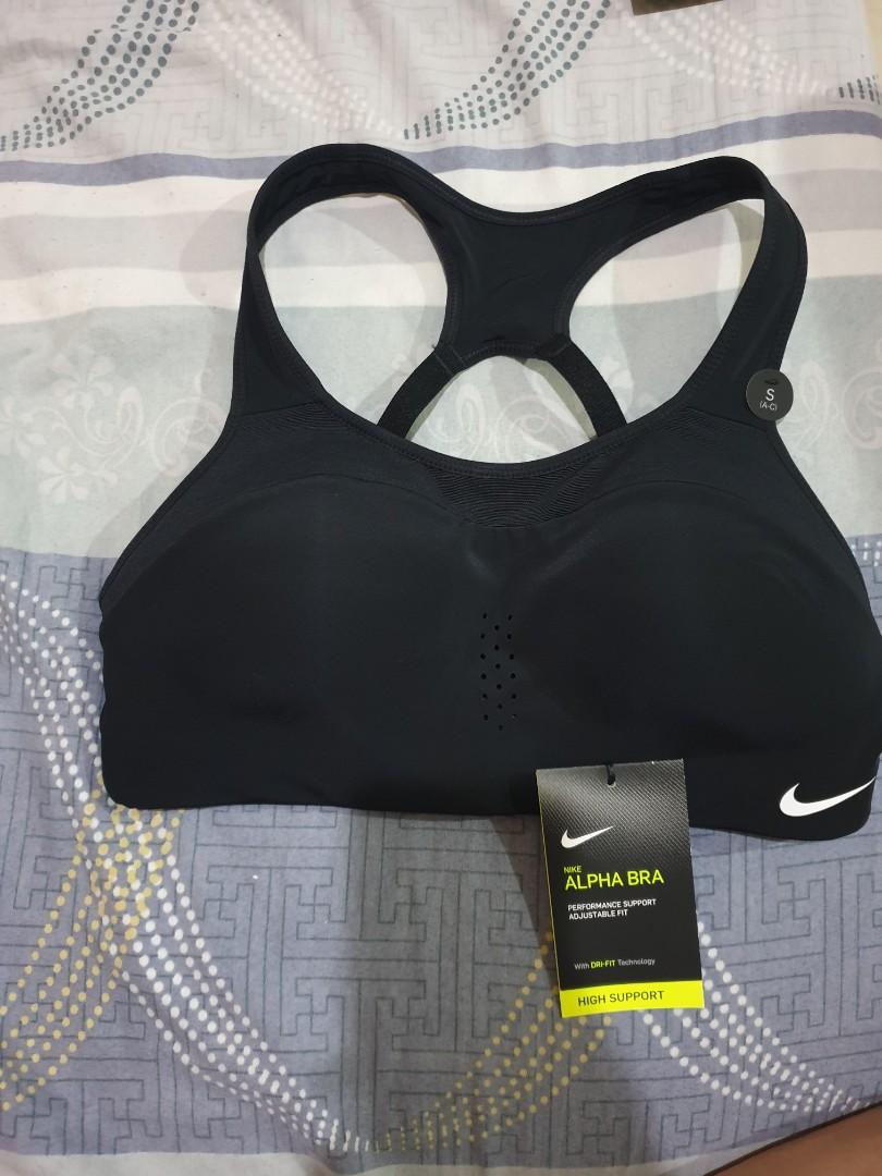 nike sports bra gray