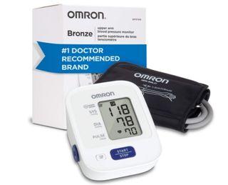 Omron BP5100 Bronze Blood Pressure Monitor, Upper Arm Cuff Stores