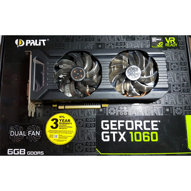 Palit GeForce GTX 1060 Dual Fan 6gb Computers Tech Parts