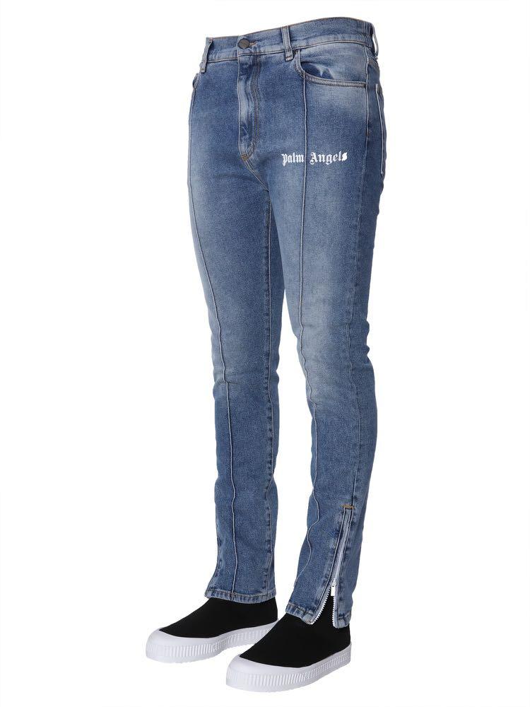 Palm Angels Jeans Track Denim, Men's Fashion, Bottoms, Jeans on Palm Angels Jeans Track Denim, Men's Fashion, Bottoms, Jeans on