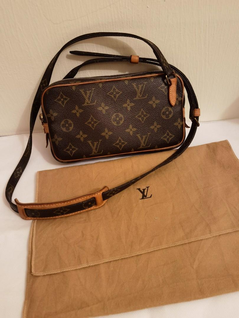 Auth LOUIS VUITTON Vintage Monogram MARLY BANDOULIERE Shoulder bag  1A060050n"